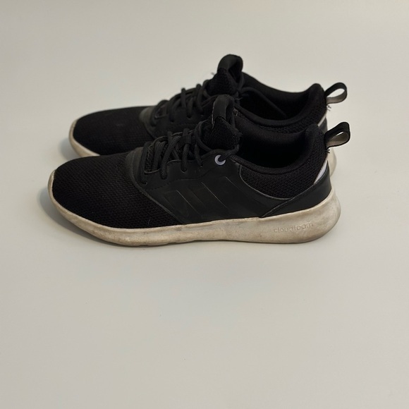 Adidas Cloudfoam Comfy Black Trainers Size 5.5 - Picture 6 of 7